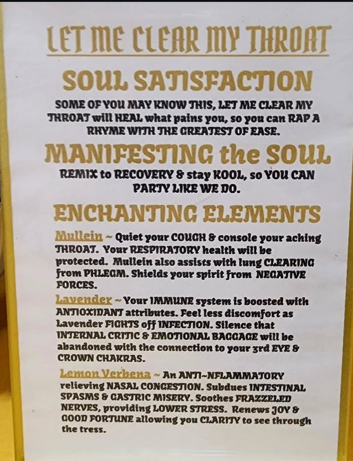 LET ME CLEAR MY THROAT