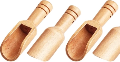 WOODEN SCOOPS